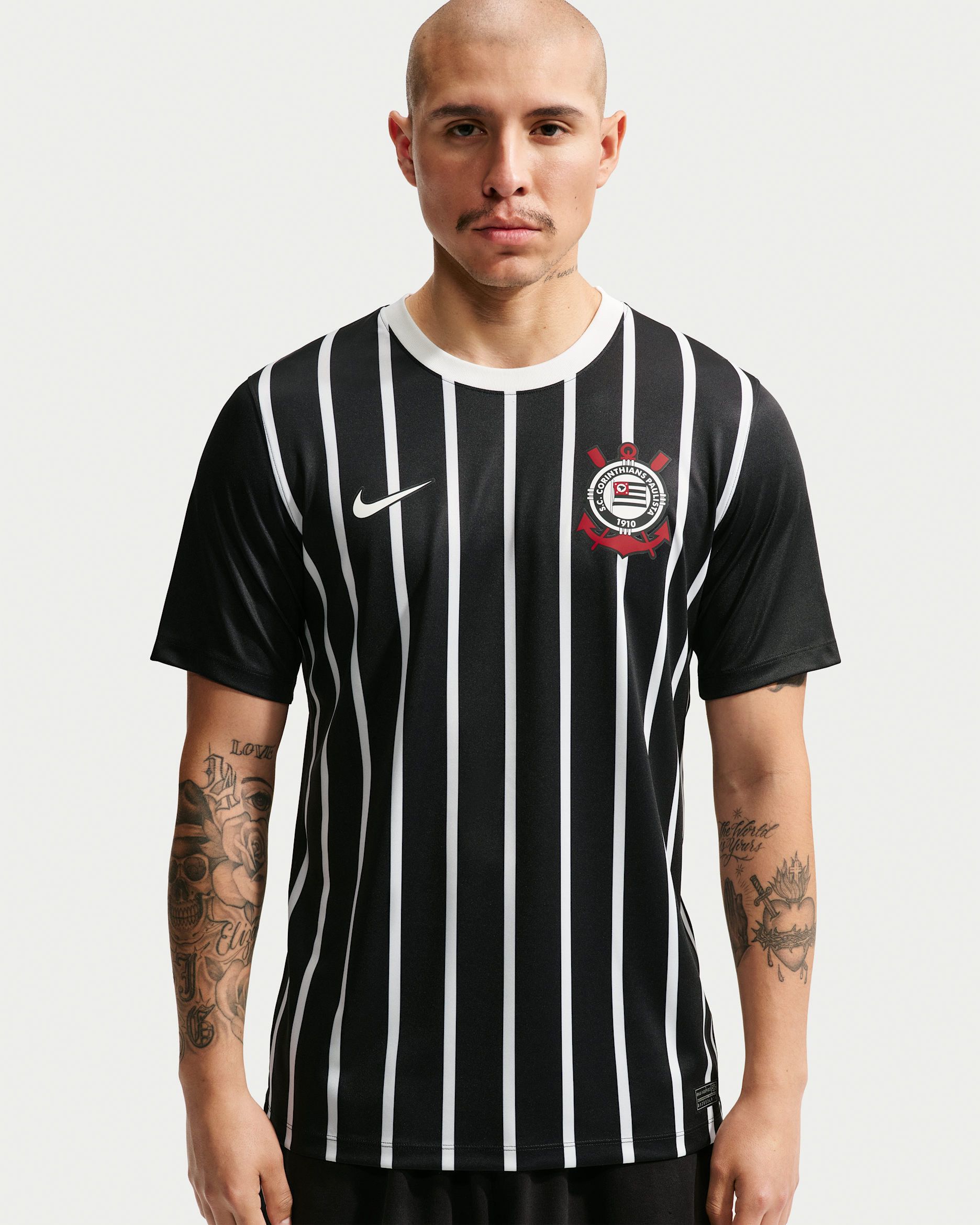 S.C. Corinthians Away Men's Nike Dri-FIT Soccer Short-Sleeve